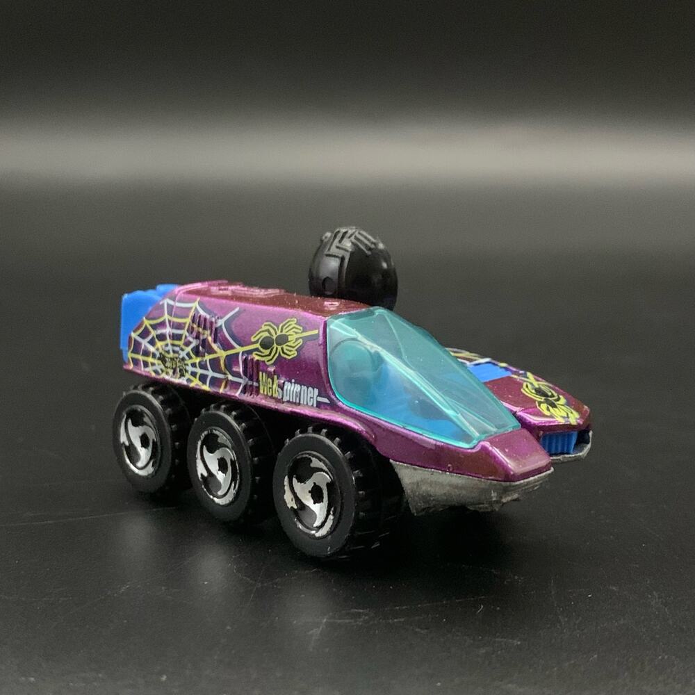 1988 Hot Wheels Mattel Webspinner Die Cast Buggin’ Out Series Radar Ranger Vtg